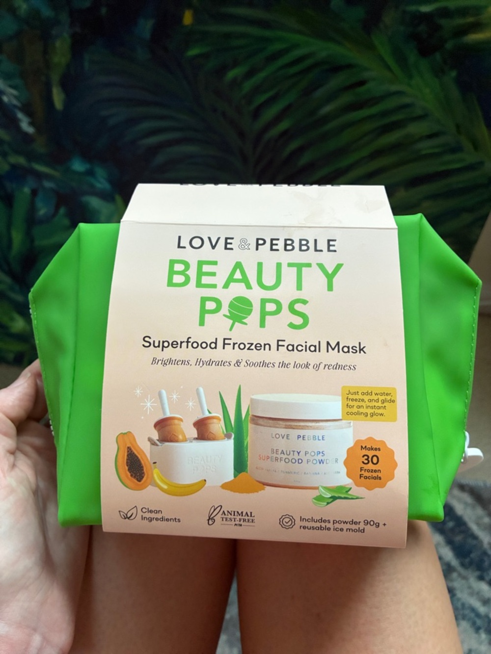 Beauty Pops Superfood Frozen Facial Mask - Green